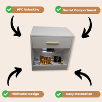 NIGHT SAFE - Bedside Table