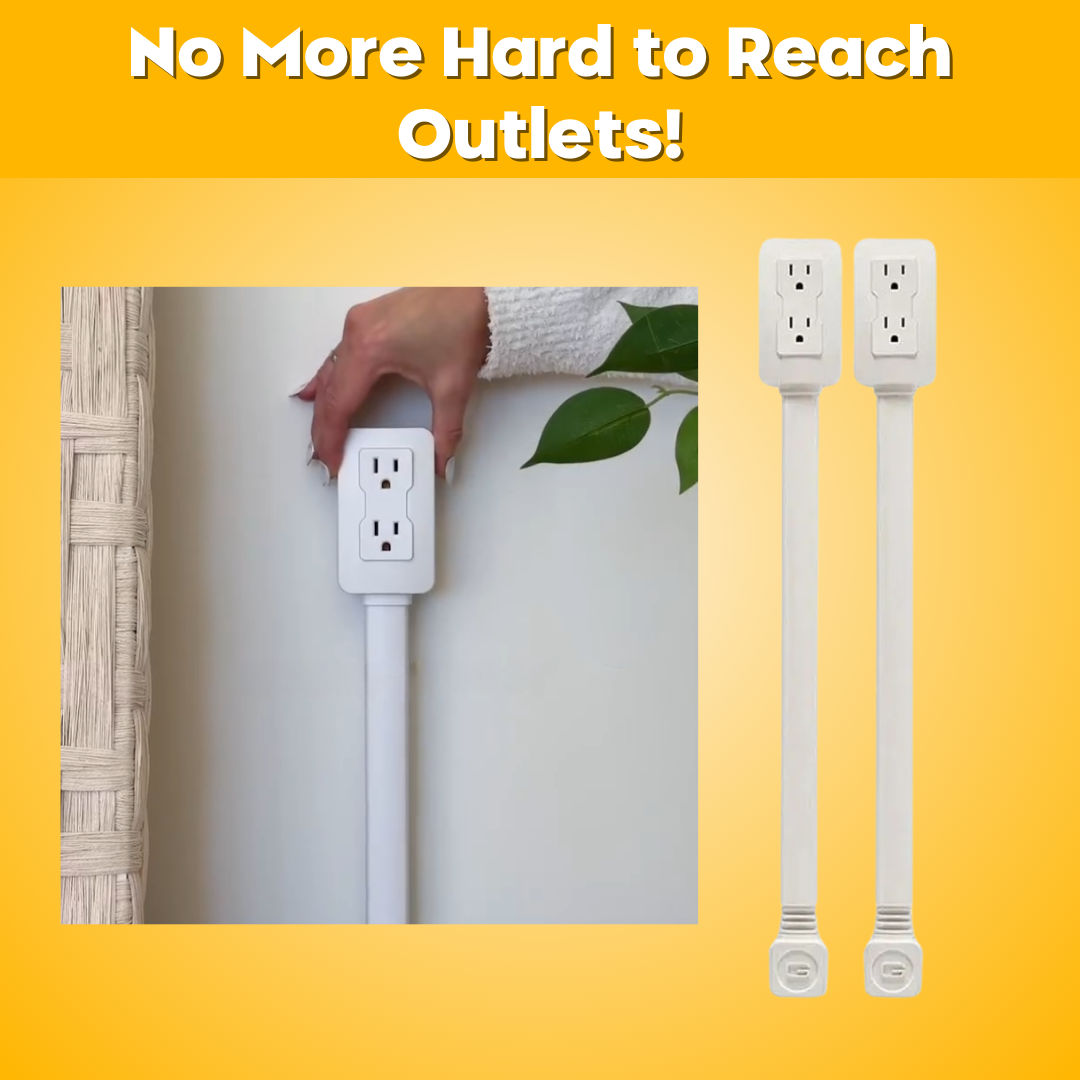 The Easy Outlet - The Adjustable 360° Rotating Power Extender