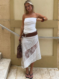 Chic Polka Dot A-Line Summer Skirt™