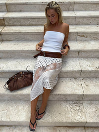 Chic Polka Dot A-Line Summer Skirt™