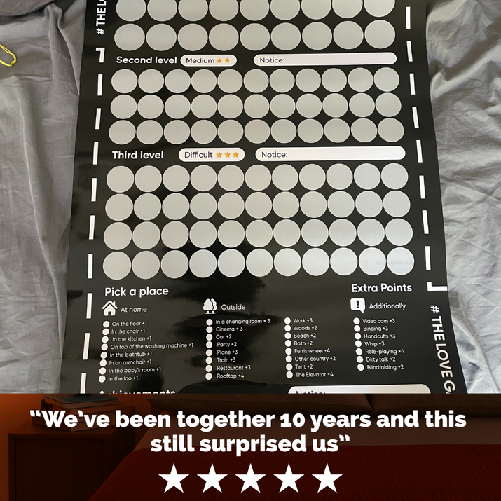 Love Game Poster - Spice Up Your Relationship!